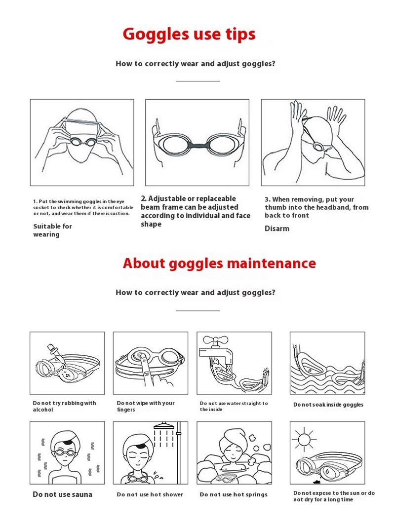 Hot selg new children's aron PC anti fog swimming waterproof goggles_voghion.com