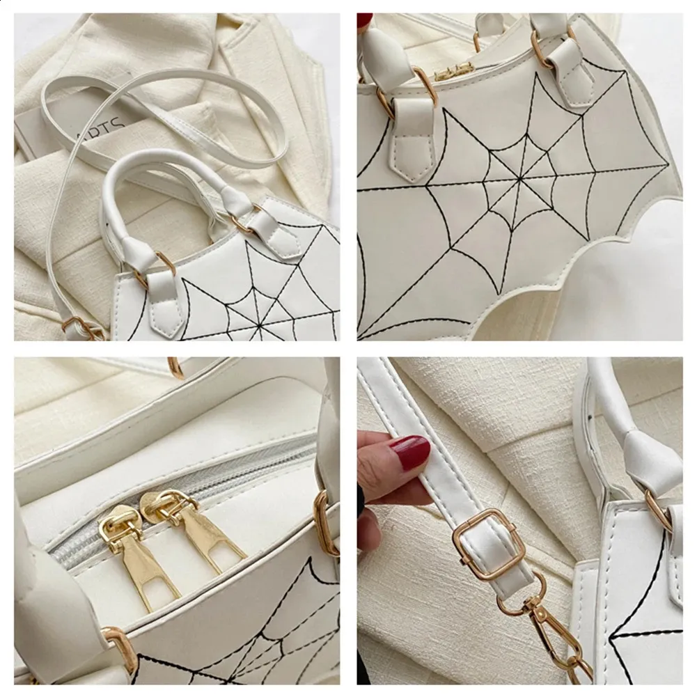 Women Small Shoulder Bag Bat Wing Ladies Top-handle Creative Chic PU Leather Fashion Halloween Props Outdoor Shopping_voghion.com