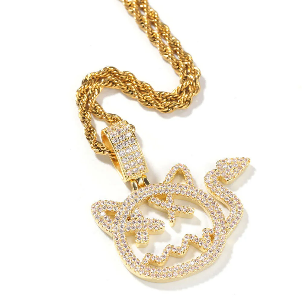 Cartoon Devil Hip Hop Pendant Necklace For Men And Women Trendy_voghion.com