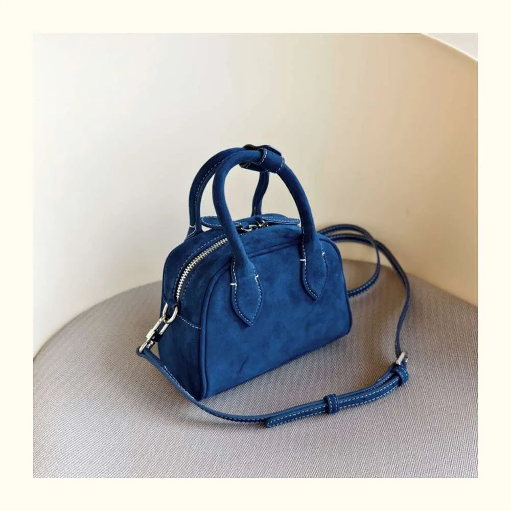 Sac à bandoulière rétro tendance en cuir véritable et daim pour femme_voghion.com