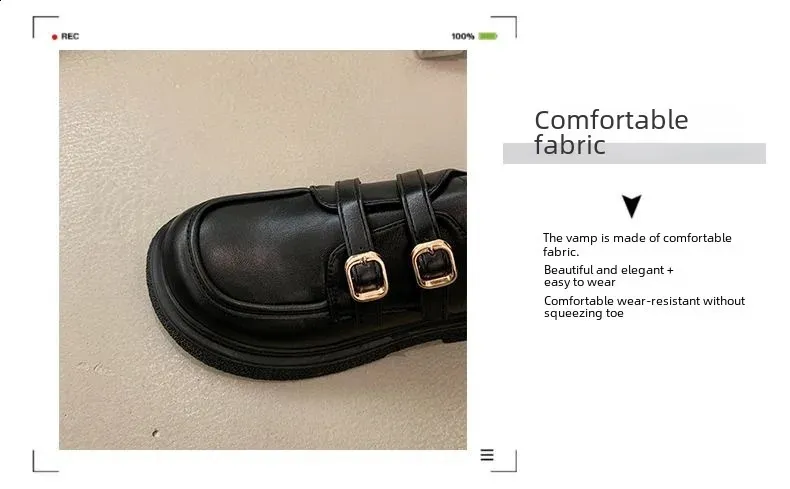 Scarpe mary jane rétro in pelle francese da donna per primavera_voghion.com