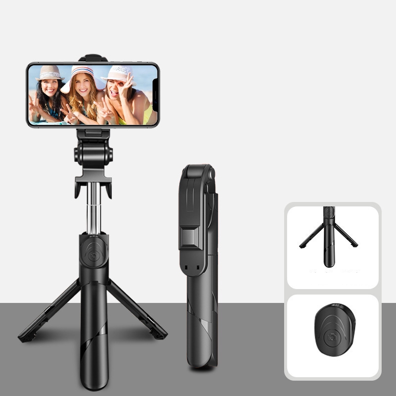 Bluetooth White XT02 360-Grad rotéierend Multi-Funktioun Retractable Handy Selfie Stick Fir Live TV Drama Stativ ze schéissen_voghion.com
