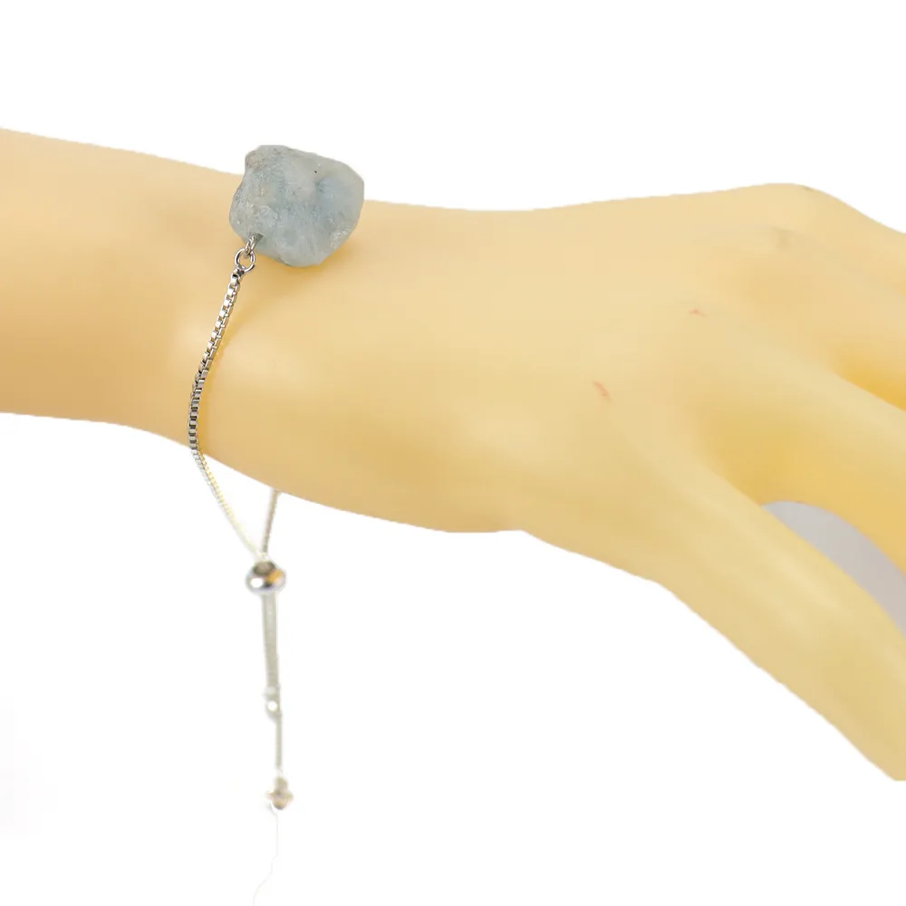 Charm Armbanden Verstelbare Push-pull Armband Vrouwen Gezondheid Anti-vermoeidheid Reiki Natuurlijke Ongepolijste Minerale Ruwe Steen_voghion.com