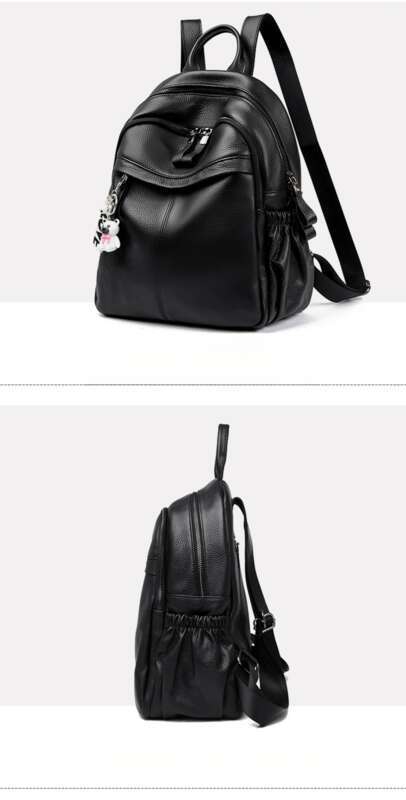 Borsa a tracolla grande in pelle con ciondolo a forma di orso, da donna, alla moda, grande capacità,_voghion.com