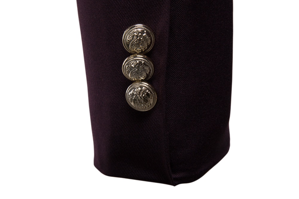 Blazer da uomo con bottoni in metallo giacca elegante_voghion.com