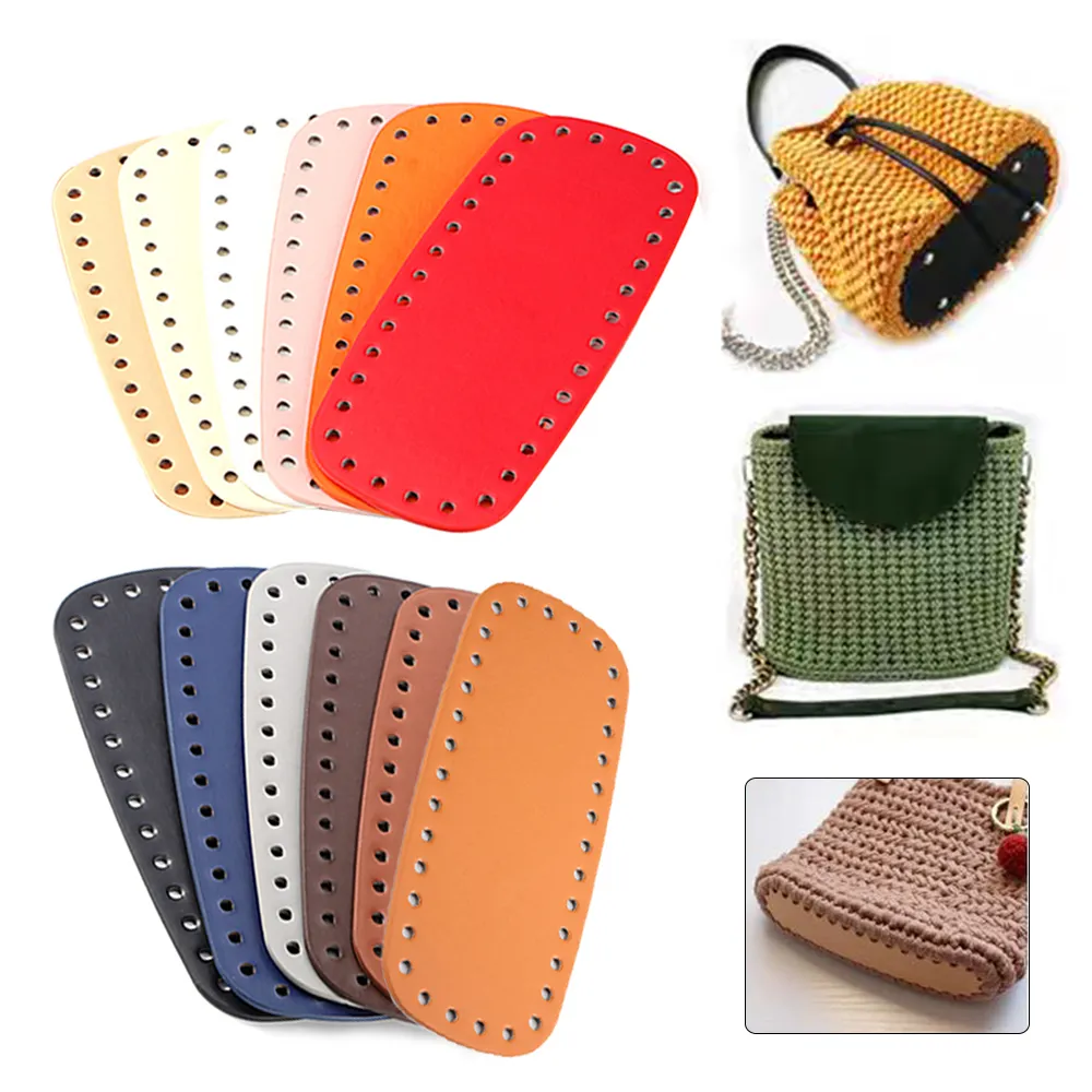 1pc Handmade Oval Webbing For Bags Rectangle Round Diy Crochet Long Bottom For Knitted Bag_voghion.com