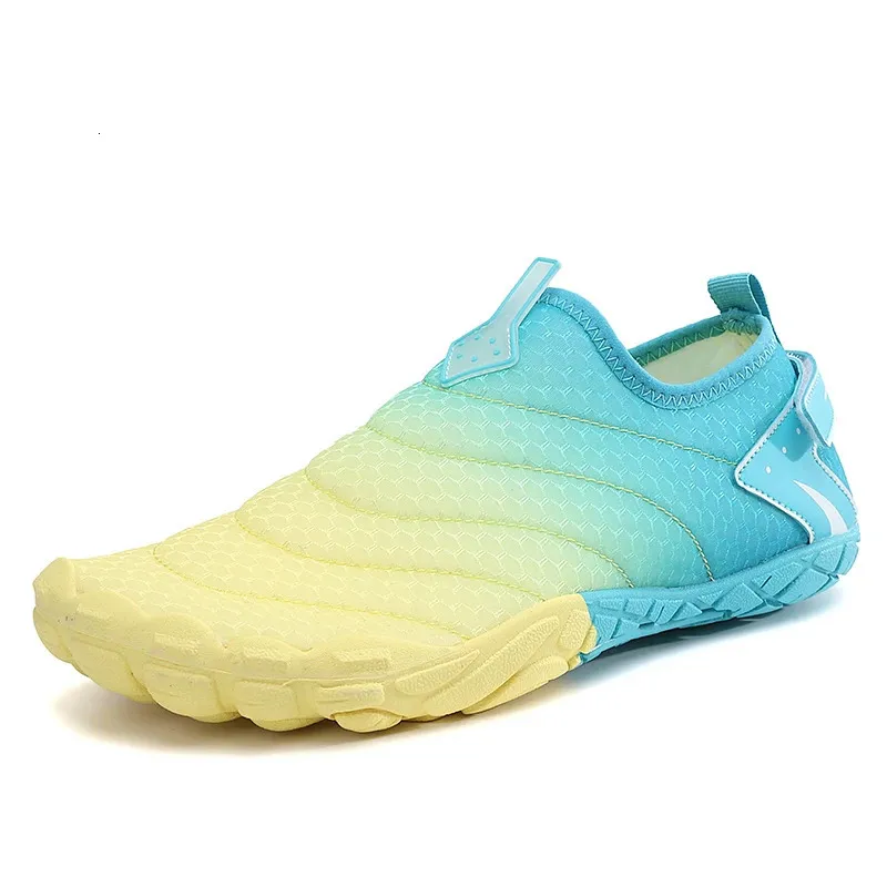 Men Women Five Finger Aqua Beach Barefoot Draining Upstream Quick-Drying Diving Footwear Anti-Slip Fishing Shoes 250214_voghion.com