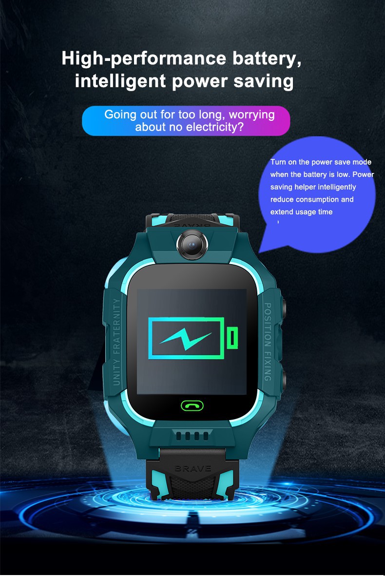 Smartwatch til børn med LBS-placering, SOS-nødknap, kamera og SIM-kort, med pædagogiske spil og forældrekontrol via app._voghion.com