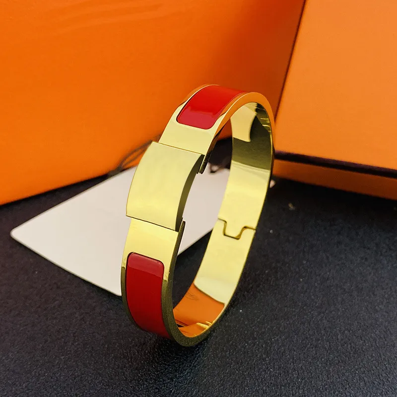 Clic Gold Bracelet Women Men Bangle Designer Jewelry Unisex Gift Stainless Steel 19 Color Classic Casual Sporty Cute_voghion.com