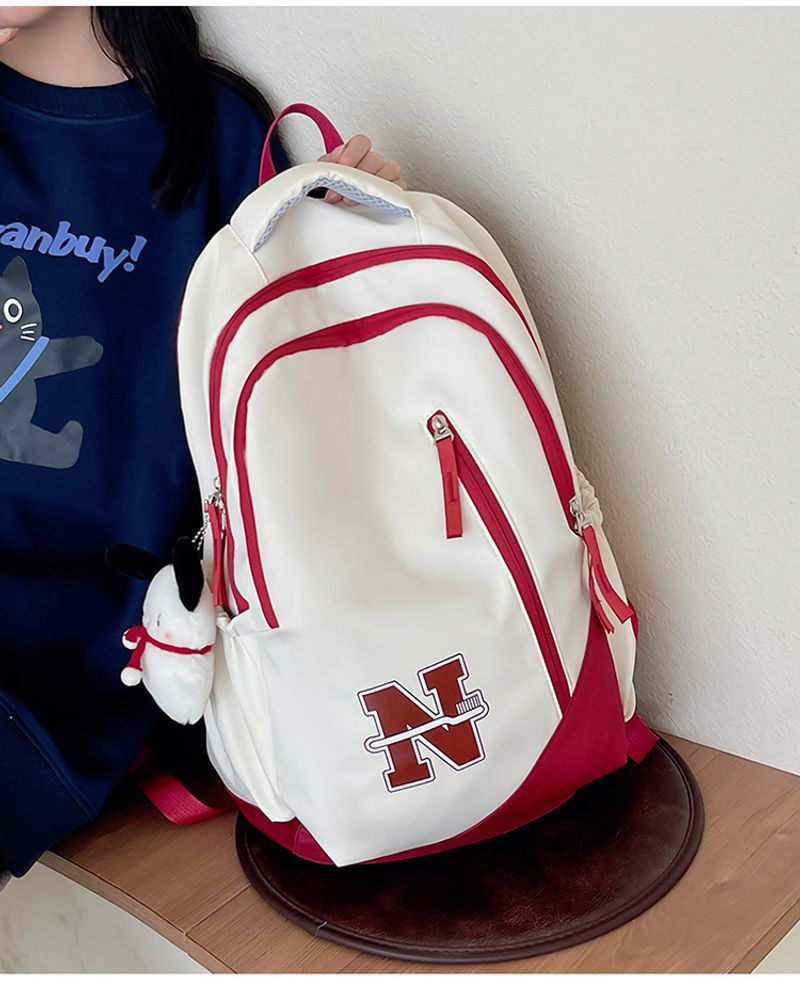 Mochila masculina e feminina de grande capacidade, à prova d'água, resistente ao desgaste, bolsa de viagem para curta distância ao ar livre, simples e_voghion.com