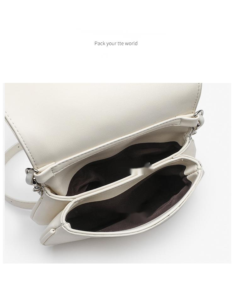 Bag cloud ins niche crossbody small chain versatile pearl handheld women's 2024 new white underarm bag_voghion.com
