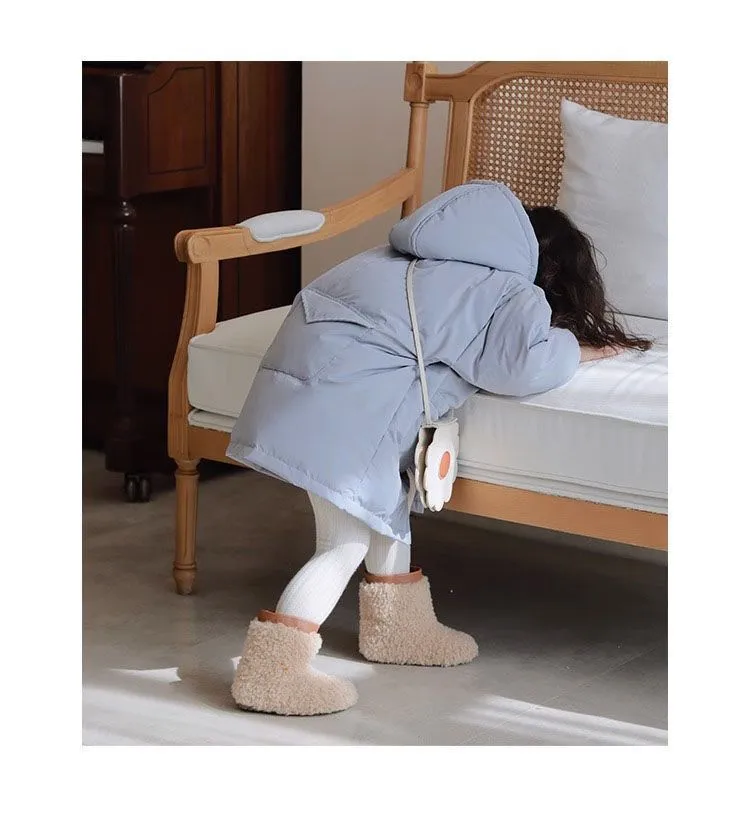 Småbarn Snökomposit Varm Lammull Happysteps Baby Flickor Pojkar Mode Barn Vinterskor Stövlar Storlek US6C-US1Y_voghion.com