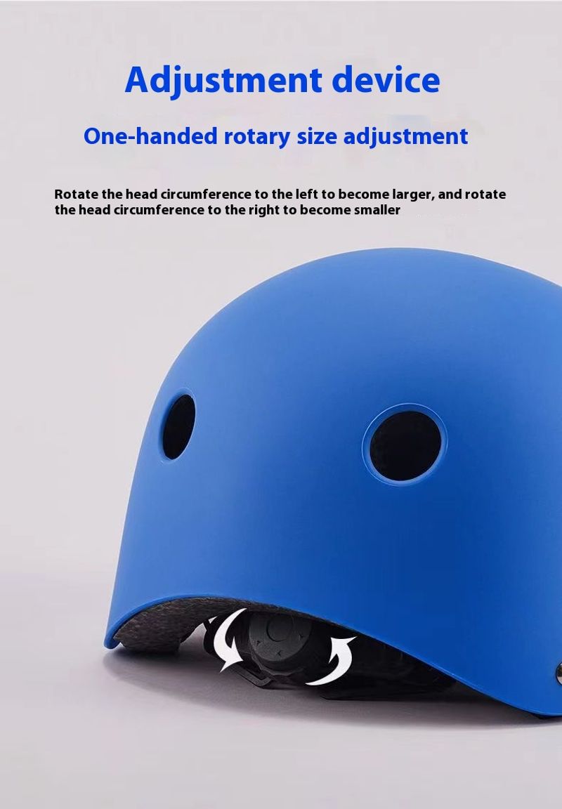 Rijden skateboard volwassen en kinder rolschaatsschoenen, loopfietshelm, verstelbare driftveiligheidshelm_voghion.com