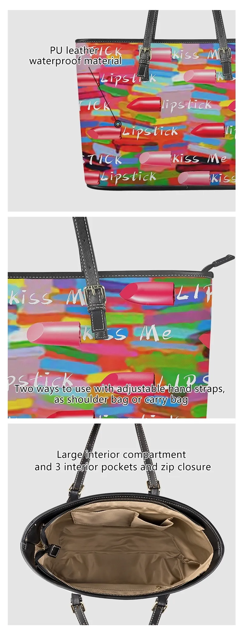 Abendtaschen Coloranimal 2 teile/satz PU Leder Frauen Umhängetasche & Geldbörse Gradient Polynesian Plumeria Print Handtasche für_voghion.com