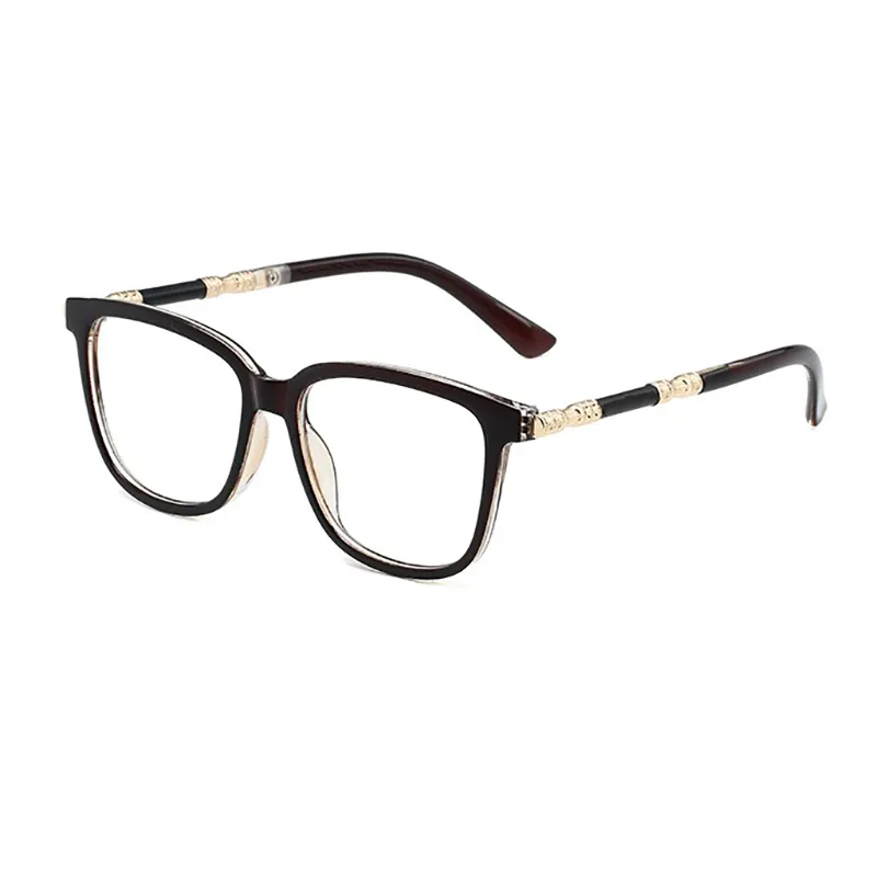 Fashion Sunglass eyeglasses Frame For Men Women Designer Square Outer Transparent PC Anti Blue Light Eye Protection_voghion.com