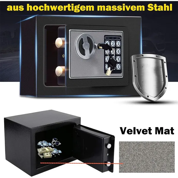 Fireproof Wall Safe For Documents, Money, And Valuables – Secure Storage Solution_voghion.com