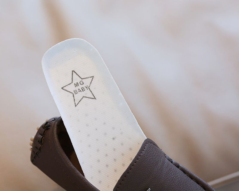 Mocasini sport pentru copii, stil britanic, din piele, 2024, primăvară și toamnă, cu vârf mediu și talpă moale, stil britanic_voghion.com