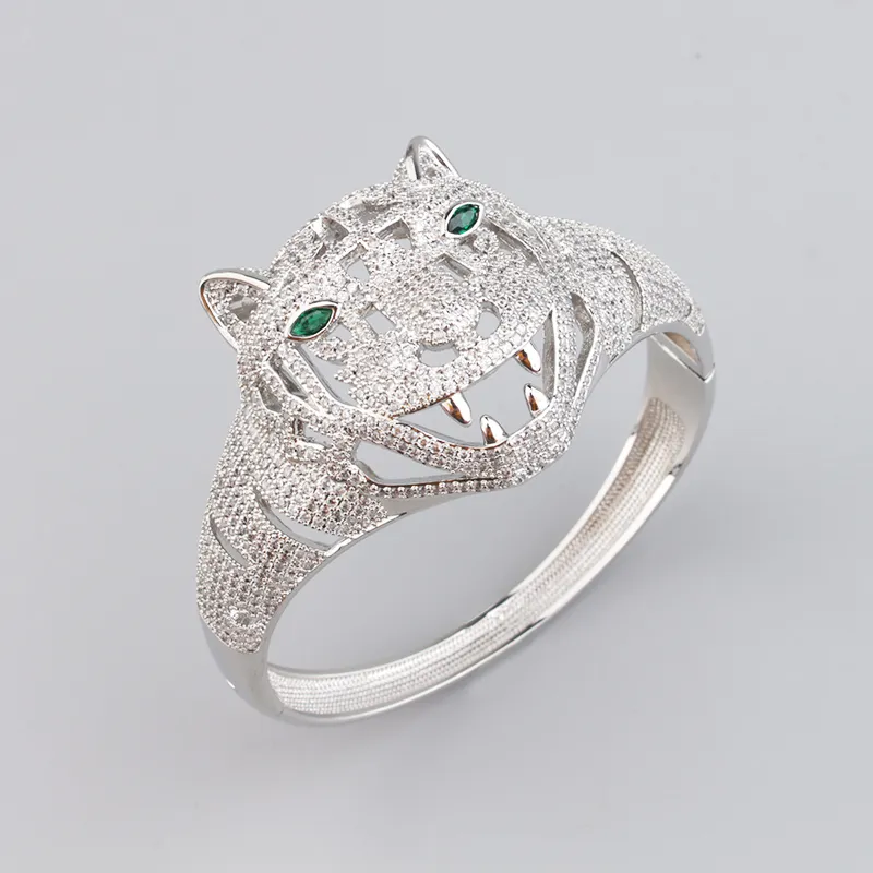 nouveaux bracelets d'amitié en or avec tour de cou en diamant léopard pour femmes dames sexy bijoux en argent tendance créateur de bijoux pour femmes_voghion.com