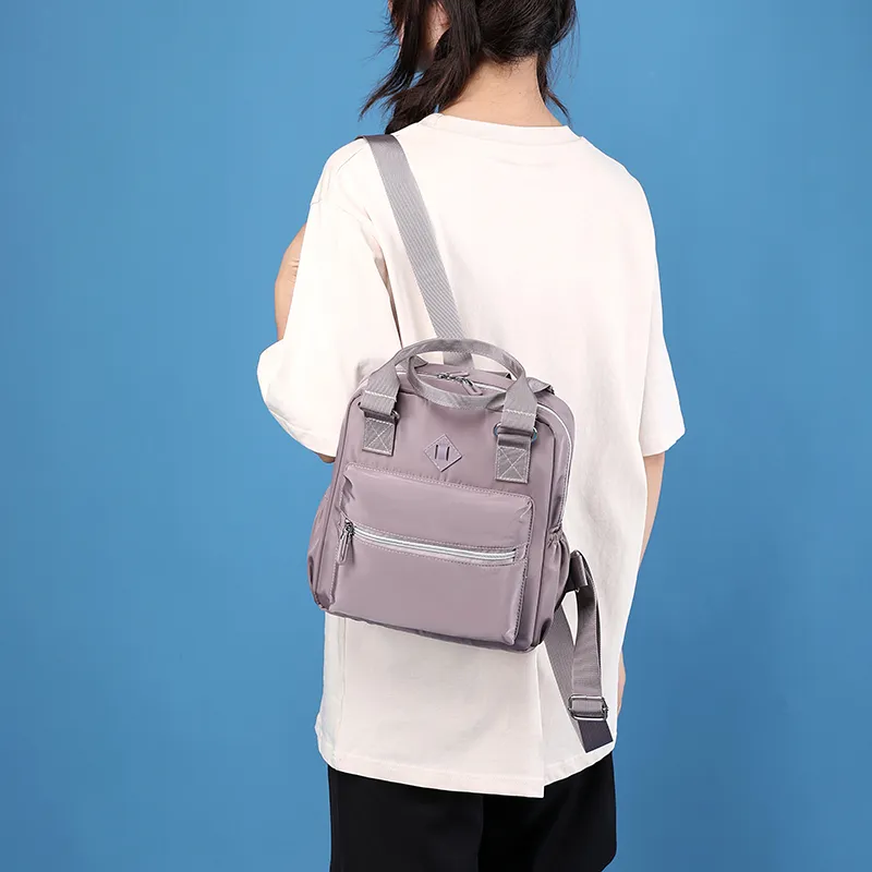 Mode Damen Tagesrucksack aus strapazierfähigem, weichem Stoff, hübscher Stil, für Mädchen, hochwertiger kleiner Rucksack_voghion.com