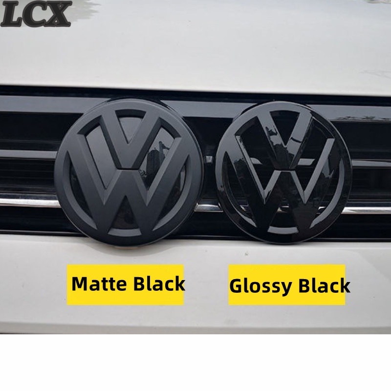 LCX 2 Stück Auto-Frontgrill-Abzeichen, Heckkoffer-Emblem, Deckelabdeckungen, Aufkleber für VW Golf 6 7 7.5 CC Jetta Magotan Santana Tharu_voghion.com
