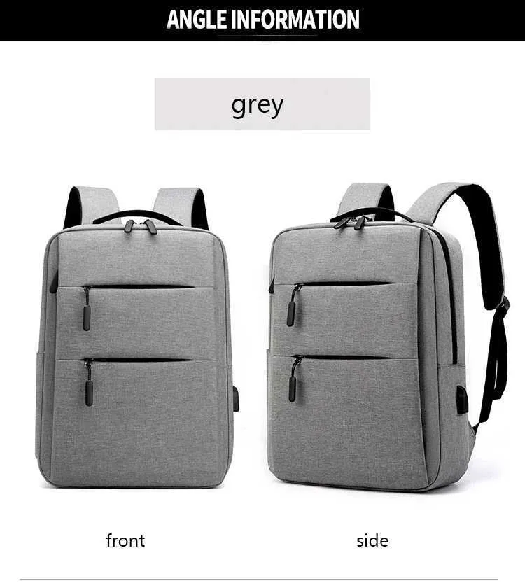 Laptoptaske med lynlås i flere lag, 13, 14, 15 tommer, computerrygsæk, unisex rejserygsæk, C241031_voghion.com