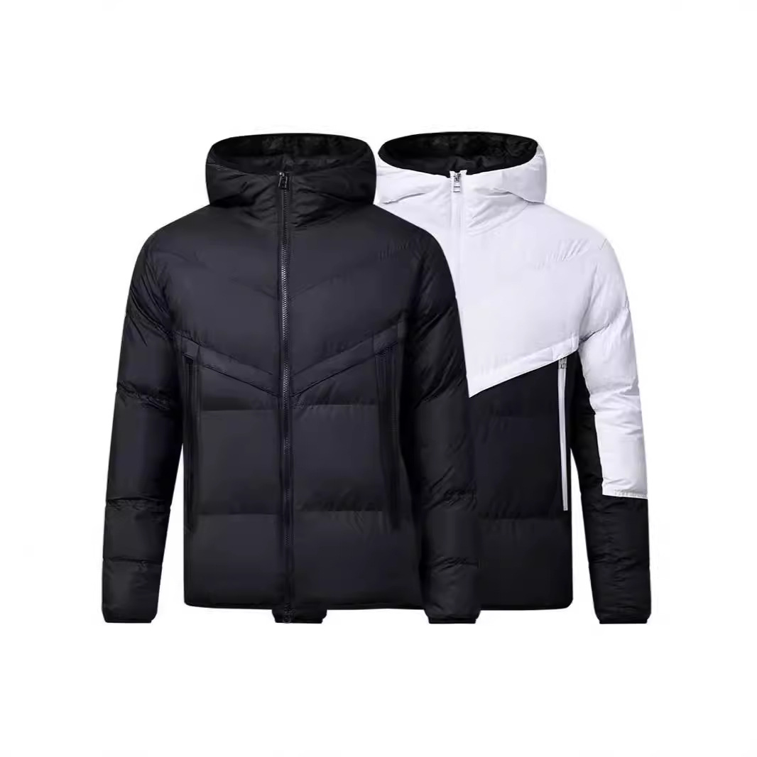 Men's Clothing large size cotton coat men's new winter jacket cotton jacket brand autumn and winter hooded short Coat cotton coat