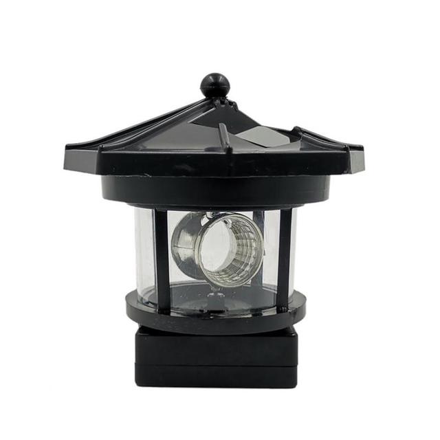 Luci solari Faro Luce da prato LED in plastica Lampada da paesaggio rotante a 360 gradi Lampada a raggio di luce per giardino Cortile Prato Decorat_voghion.com