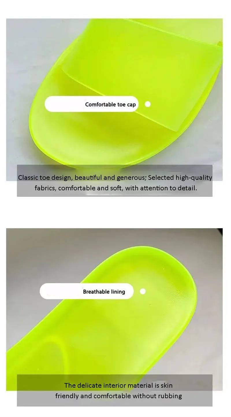 Chinelos femininos de cristal, tamanho grande, novos, da moda, gelatinosos, casuais, para casa, casal, antiderrapantes e anti-odor, Lhshoe_voghion.com