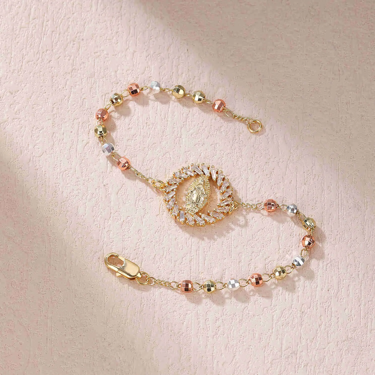 Bracciale di perline da donna design moda gioiello elegante_voghion.com