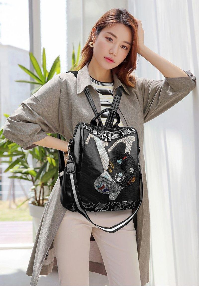 Rhie Women's 2024 Nuovo Zaino Versatile in Pelle di Alta Qualità Grande Capacità Borsa a Tracolla Casual Moda_voghion.com