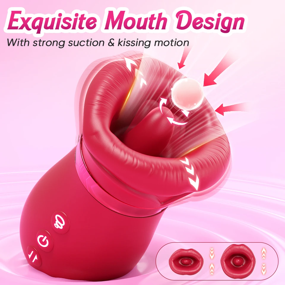 Clitoris Vibrator And Stimulator With Tongue Licking Function_voghion.com