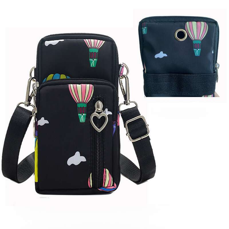 Pochette pour téléphone portable coréenne pour femme, portefeuille à bandoulière, mini sac vertical_voghion.com