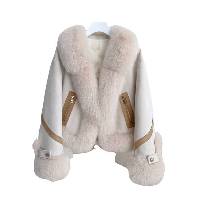 Frauen Kleidung temperament heißer mädchen winter tragen neue fuchs pelz kurze weibliche dame mantel_voghion.com