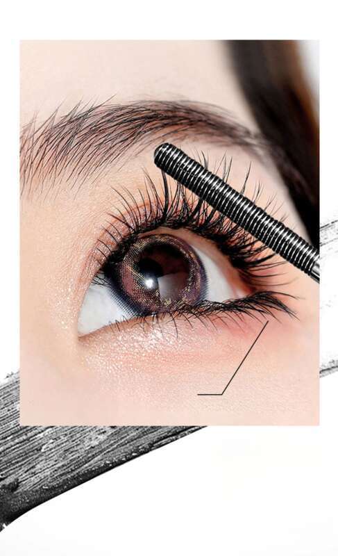 Primer per ciglia in tubo d'acciaio, fibra spessa, impermeabile, durevole, linea naturale, ombretto nero_voghion.com