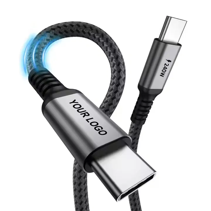 Wholesale 2M 3M USB 2.0 48V 5A Type C Usb Fast Charging Cable Data Cables For Iphones 15 Pro Max To Android_voghion.com