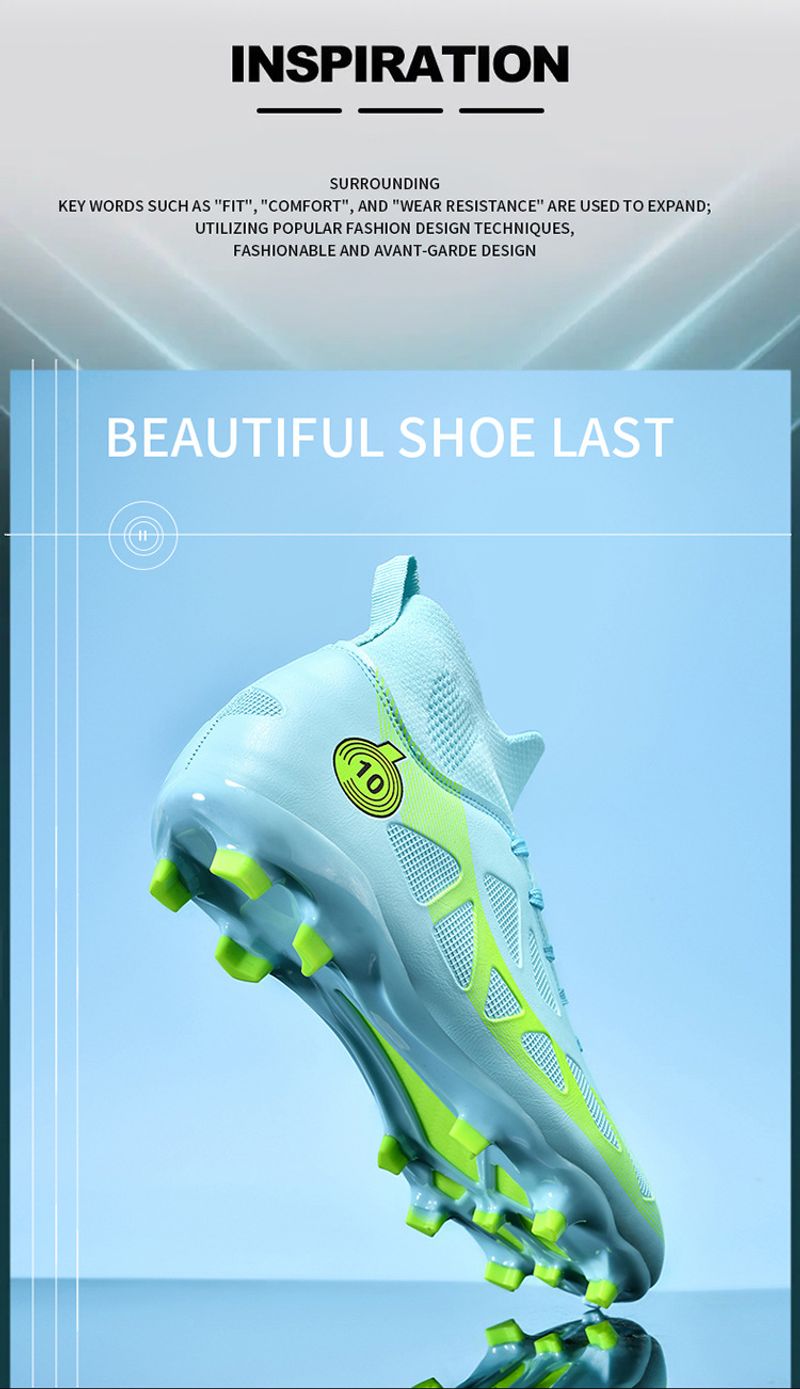 High Top 2023 Herbst Neue Lange Kurze Nagel Fußball Große Größe 46 Jungen Erwachsene Sport Schuhe_voghion.com