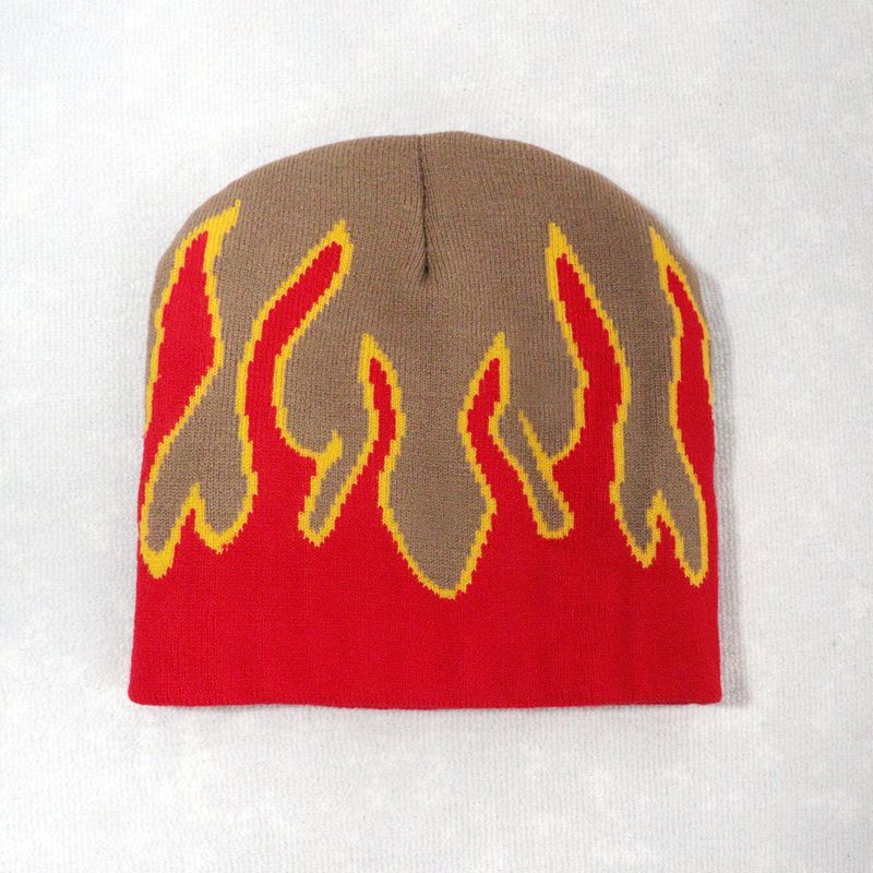 VOOTHOST Unisex Knitted Hat Beanies Goth Tooth Caps Y2k Streetwear Winter Fashion Pullover Vintage Warm Hip Hop Hats_voghion.com