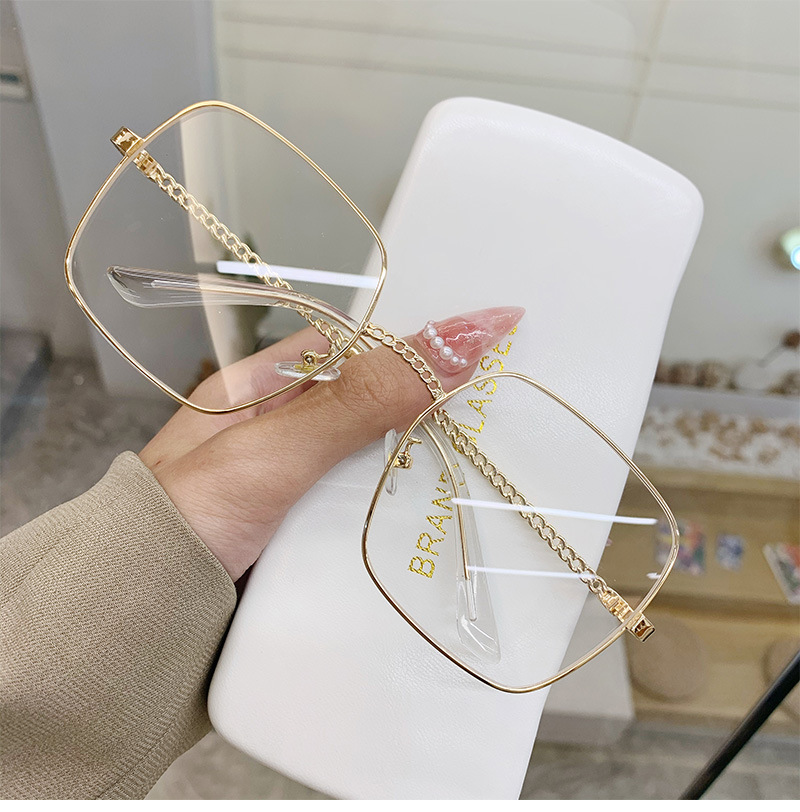 New Fashion Classic Oversize Sunglasses Women Brand Designer Metal Big Frame Shades Sun Glasses Eyewear Gafas UV400_voghion.com