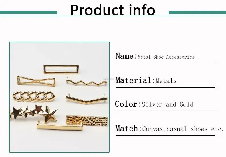 Shoe Parts Accessories 1Pcs Metal Charms Fashion Gold sier Sneakers Girl Gift decoration DIY Shoelaces Buckles Shoes_voghion.com