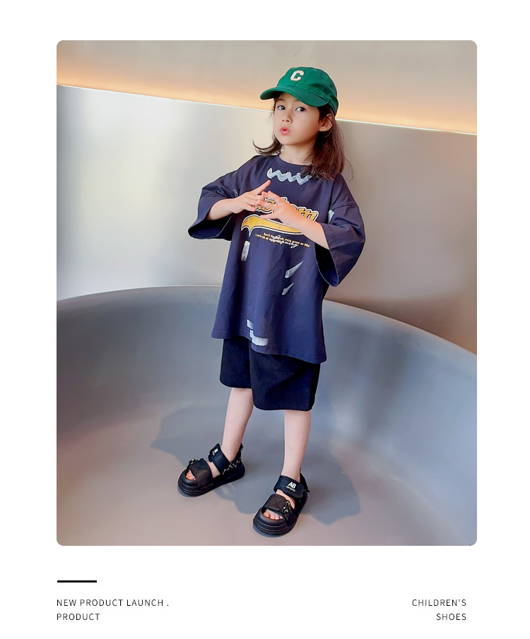 Kinder Sport Sandalen 2024 Neue Jungen Strand Mädchen Sommer Anti Rutsch Baby Schuhe Baotou_voghion.com