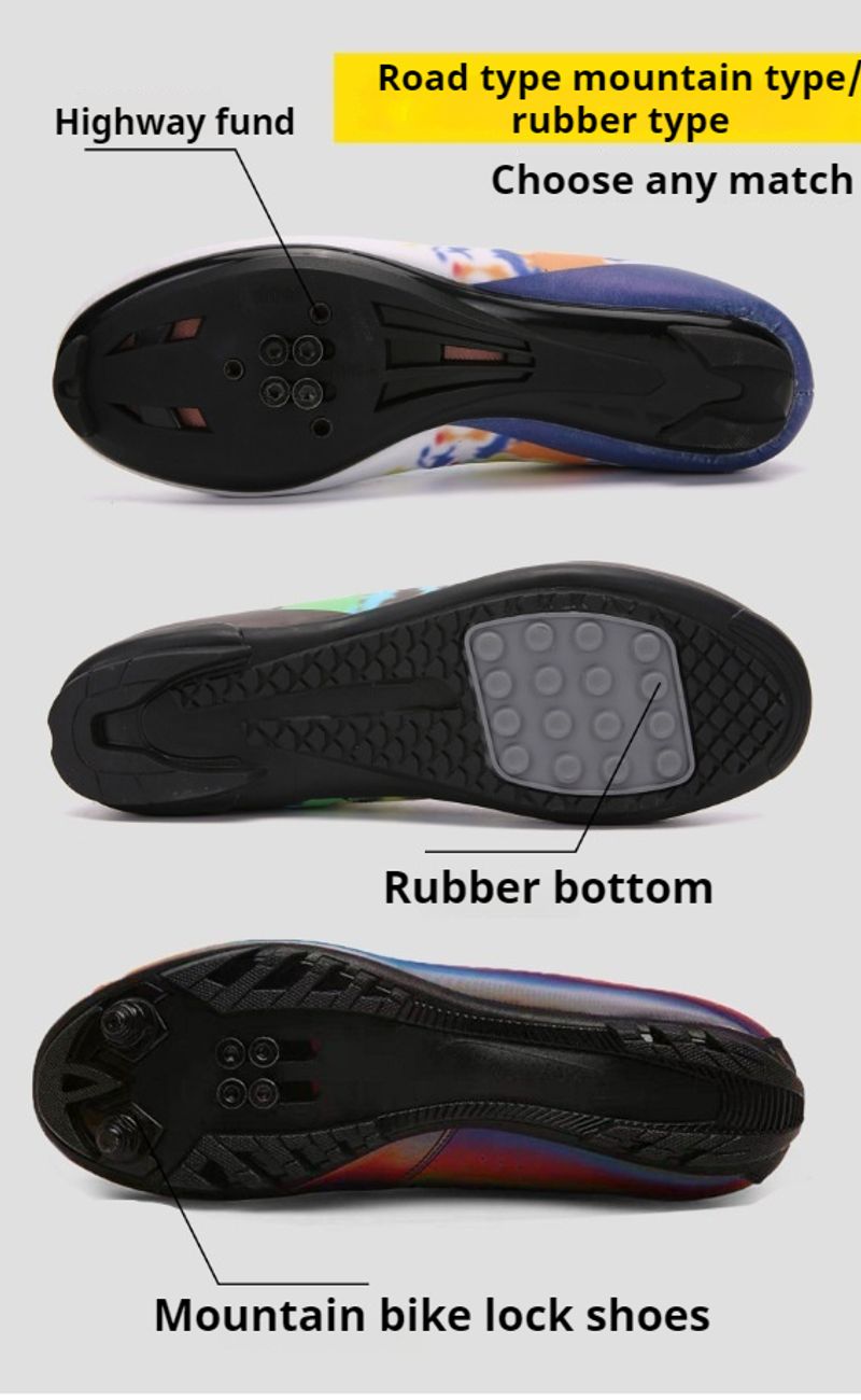 2003 Highway Mountain Riding Summer Unlocked Assist Hard Bottom Casual Herren- und Damen-Fahrradschuhe_voghion.com