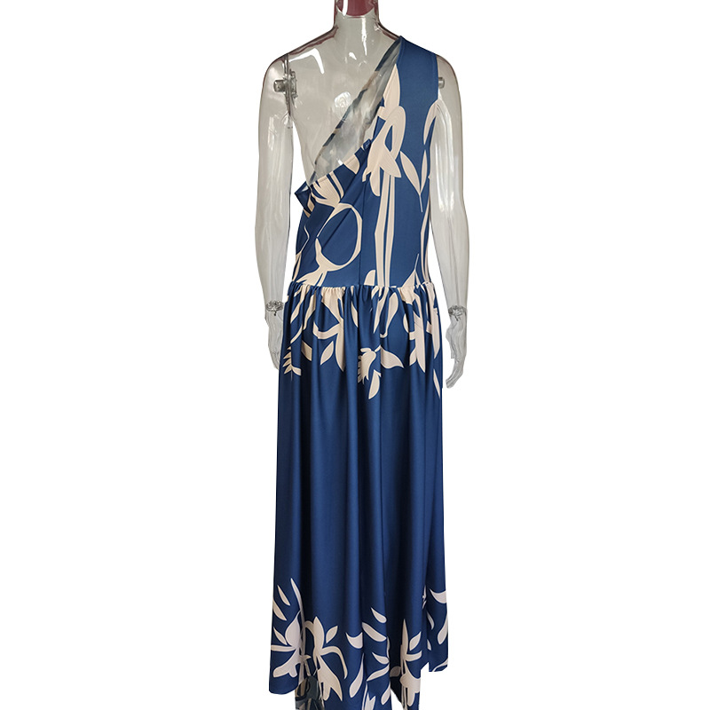 Elegantes Ärmelloses Abendkleid Mit Schlitz Und Hohem Bund_voghion.com
