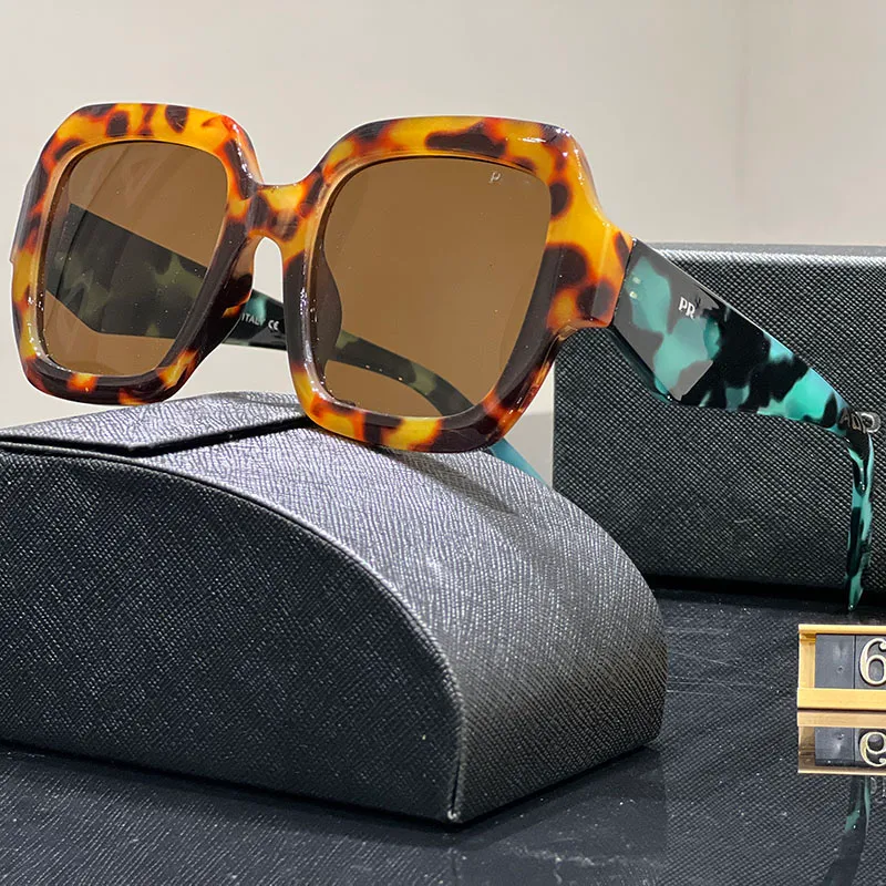 Designer for women with Case Fitted temples Oversized square frame lenses Alphabet design sunglasses Driving Travel_voghion.com