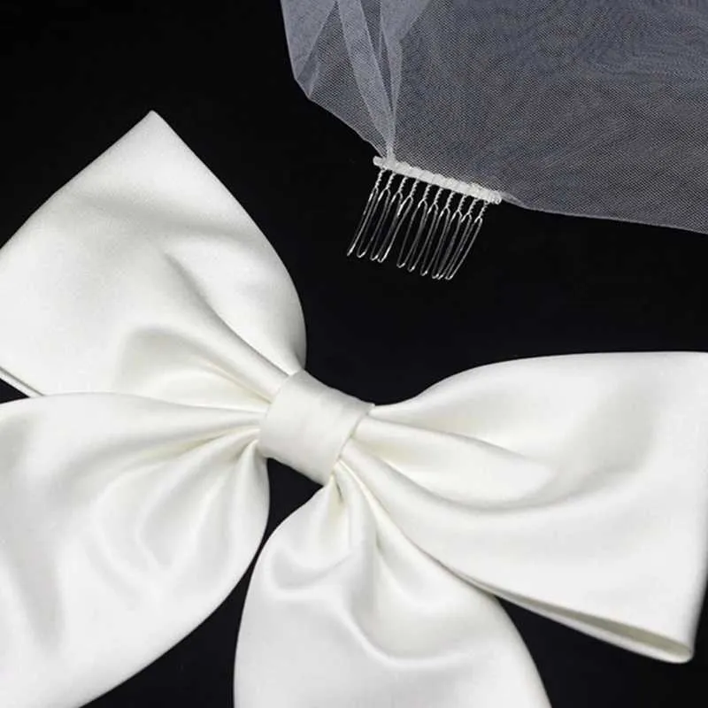 Hair Jewery Ribbon Bowknot Long Tues Haoween Carnivas Woman Bride for Marriage Wedding Ceebration Party Layer_voghion.com