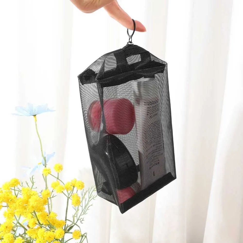 5/1 pezzo di organizer da viaggio portatile per cosmetici, piccolo, trasparente, in rete, rosso, Y241023_voghion.com