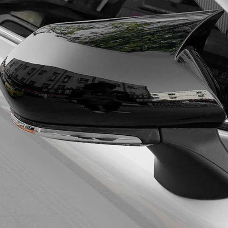 Compatible con modificación de retrovisor de cuerno de vaca para Camry, decoración de repuesto de dragón, cubierta de espejo retrovisor._voghion.com