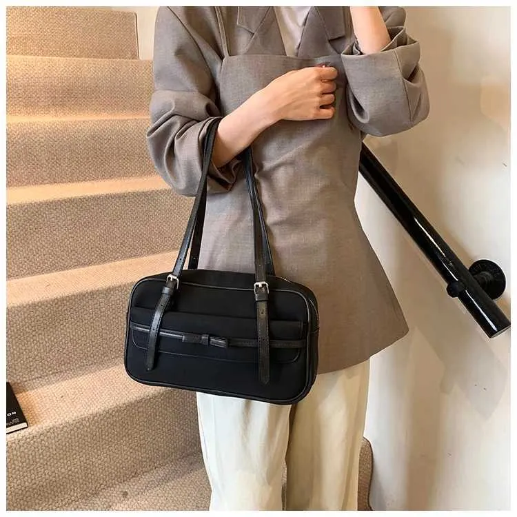 Damen Umhängetasche aus mattiertem Leder mit großer Kapazität, für den täglichen Gebrauch, Umhängetasche mit Griff, Tragetasche, weiche Unterarmtasche_voghion.com