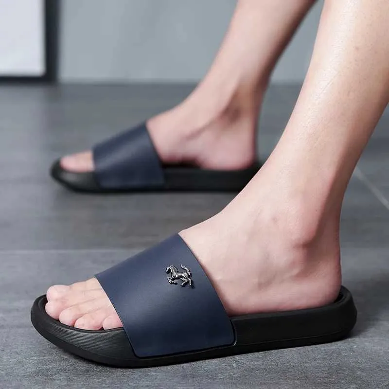 Sandale de designer noi pentru bărbați, la modă, moi, pentru exterior, pentru casă, cu clape, antiderapante, de vară, pentru plajă, L464L464 Lhshoe_voghion.com