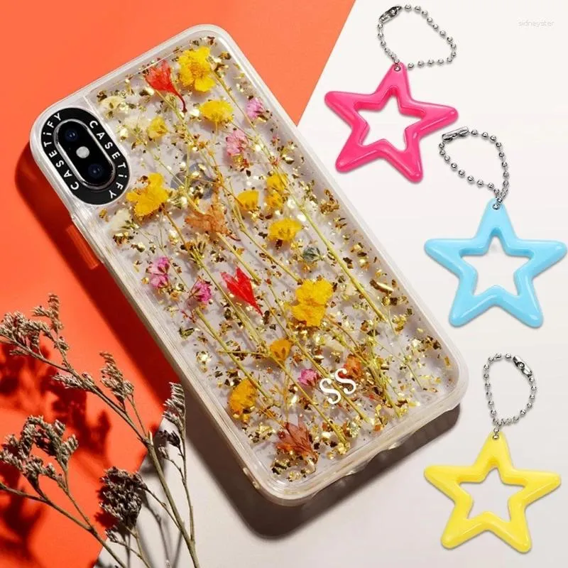 Anhänger Halsketten 10 stücke Stern Charme Komponente Candy Farbe Für DIY Keychain Neckchain Handwerk_voghion.com