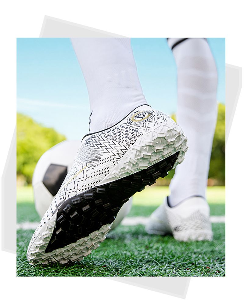 Scarpe da calcio da allenamento per prato con punte lunghe e corte FGTF da uomo, traspiranti, di grandi dimensioni, nuove e transfrontaliere, 2022_voghion.com